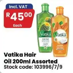 Africa Cash and Carry Vatika Hair Oil 200ml Assorted offer