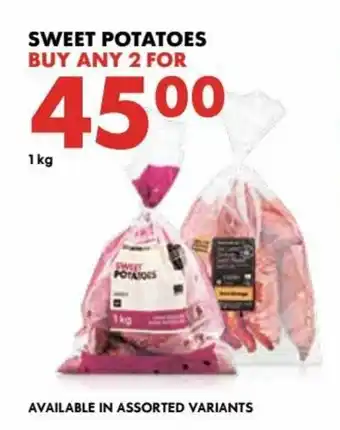 Woolworths Sweet Potatoes 2x1kg offer