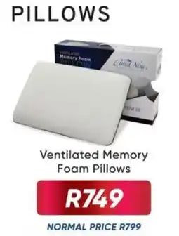 Kloppers Cloud Nine Ventilated Memory Foam Pillows offer