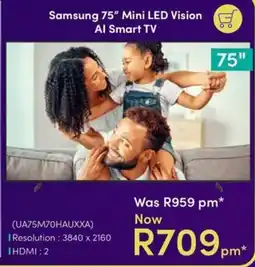 Teljoy Samsung 75" Mini LED Vision AI Smart TV offer
