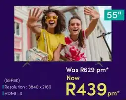 Teljoy 55" TV offer