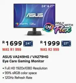 Computer Mania ASUS VA249HG / VA279HG Eye Care Gaming Monitor offer