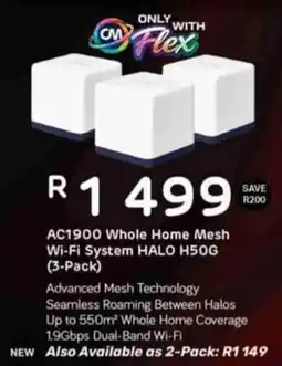 Computer Mania AC1900 Whole Home Mesh Wi-Fi System HALO H50G offer