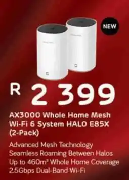 Computer Mania AX3000 Whole Home Mesh Wi-Fi 6 System HALO E85X offer