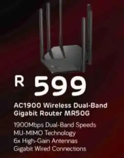 Computer Mania AC1900 Wireless Dual-Band Gigabit Router MR50G offer