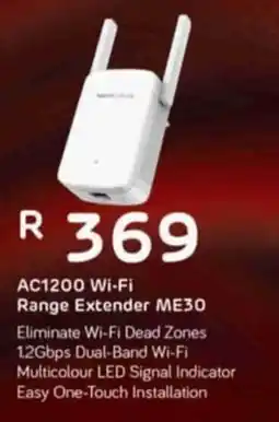 Computer Mania AC1200 Wi-Fi Range Extender ME30 offer
