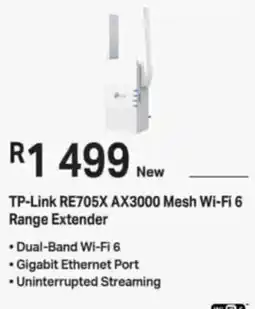 Computer Mania TP-Link RE705X AX3000 Mesh Wi-Fi 6 Range Extender offer
