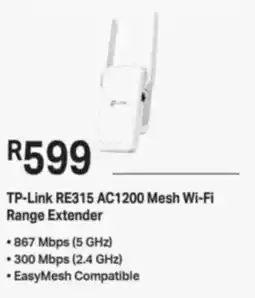 Computer Mania TP-Link RE315 AC1200 Mesh Wi-Fi Range Extender offer