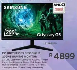 Computer Mania SAMSUNG ODYSSEY G5 FG530 QHD offer