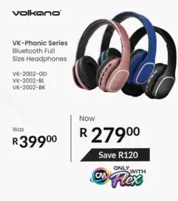 Computer Mania Volkano VK-Phonic Series Bluetooth Full Size Headphones offer