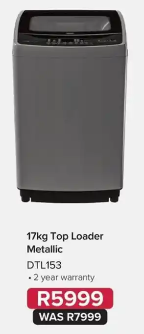 17kg Top Loader Metallic DTL153