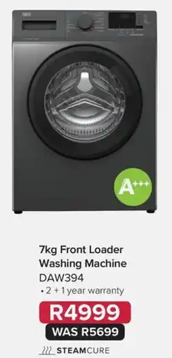 Kloppers 7kg Front Loader Washing Machine DAW394 offer
