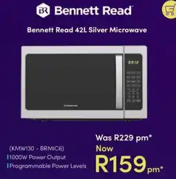Teljoy Bennett Read 42L Silver Microwave offer