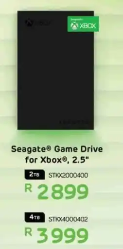 Computer Mania Seagate® Game Drive for Xbox® offer