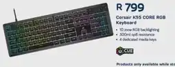 Computer Mania Corsair K55 CORE RGB Keyboard offer