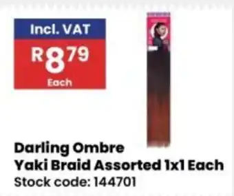 Africa Cash and Carry Darling Ombre Yaki Braid Assorted offer