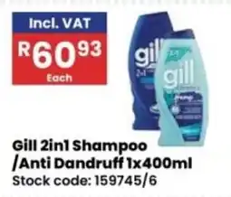 Africa Cash and Carry Gill 2in1 Shampoo /Anti Dandruff offer