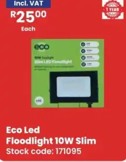 Africa Cash and Carry Eco Led Floodlight 10W Slim offer