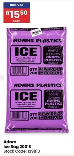 Africa Cash and Carry Adam Ice Bag 200'S offer