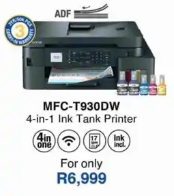 Computer Mania MFC-T930DW 4-in-1 Ink Tank Printer offer