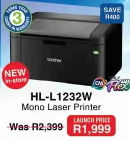 Computer Mania Brother HL-L1232W Mono Laser Printer offer