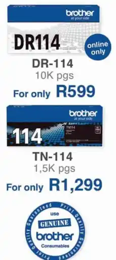 Computer Mania brother DR-114 offer