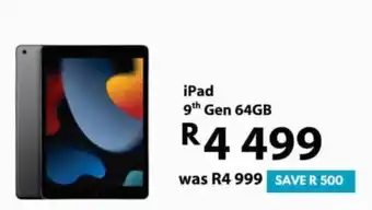 IPad 9th Gen 64GB