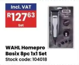 Africa Cash and Carry WAHL Homepro Basix 8pc 1x1 Set offer