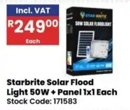 Africa Cash and Carry Starbrite Solar Flood Light 50W offer