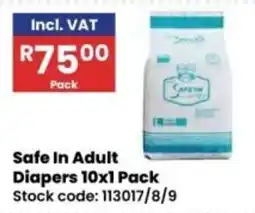 Africa Cash and Carry Safe In Adult Diapers offer