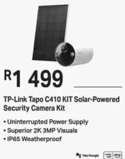 Computer Mania TP-Link Tapo C410 KIT Solar-Powered Security Camera Kit offer