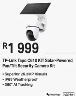Computer Mania TP-Link Tapo C610 KIT Solar-Powered Pan/Tilt Security Camera Kit offer
