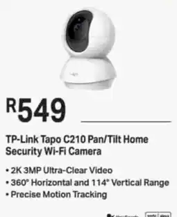 Computer Mania TP-Link Tapo C210 Pan/Tilt Home Security Wi-Fi Camera offer