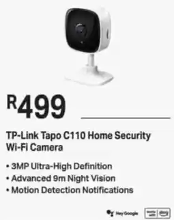 Computer Mania TP-Link Tapo C110 Home Security Wi-Fi Camera offer