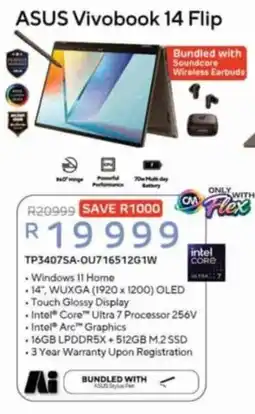 Computer Mania ASUS Vivobook 14 Flip offer