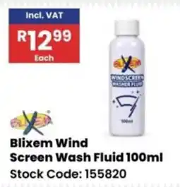 Africa Cash and Carry Blixem Wind Screen Wash Fluid 100ml offer