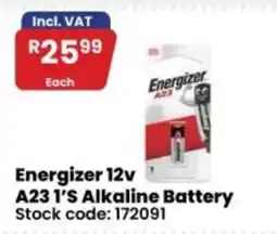 Africa Cash and Carry Energizer 12v A23 1'S Alkaline Battery offer