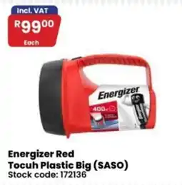 Africa Cash and Carry Energizer Red Tocuh Plastic Big offer