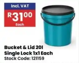 Africa Cash and Carry Bucket & Lid 20l offer