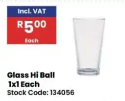 Africa Cash and Carry Glass Hi Ball offer