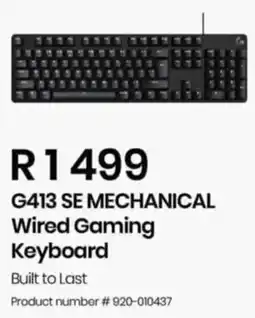Computer Mania G413 SE MECHANICAL Wired Gaming Keyboard offer