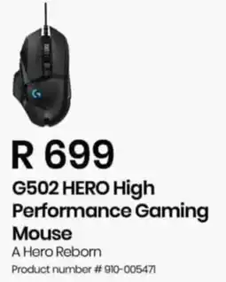 Computer Mania Logitech G502 HERO High Performance Gaming Mouse offer