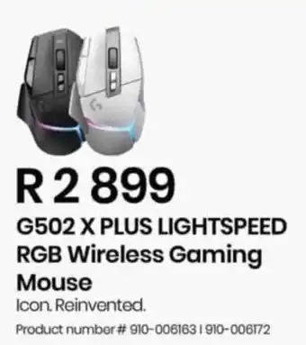 G502 X PLUS LIGHTSPEED RGB Wireless Gaming Mouse