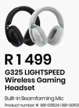 Computer Mania G325 LIGHTSPEED Wireless Gaming Headset offer