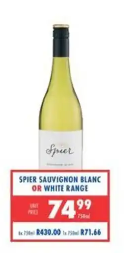 Ultra Liquors Spier Sauvignon Blanc offer