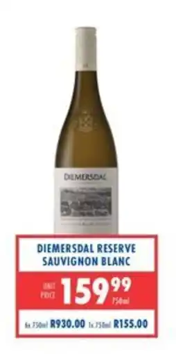 Ultra Liquors Diemersdal Reserve Sauvignon Blanc offer
