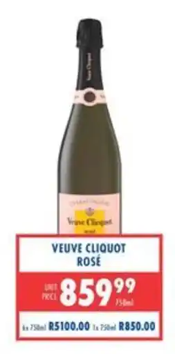 Ultra Liquors Veuve Clicquot Rosé offer