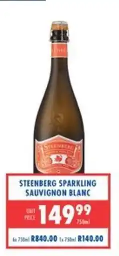 Ultra Liquors Steenberg Sparkling Sauvignon Blanc offer