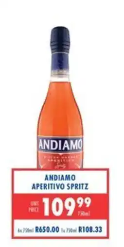 Ultra Liquors Andiamo Aperitivo Spritz offer