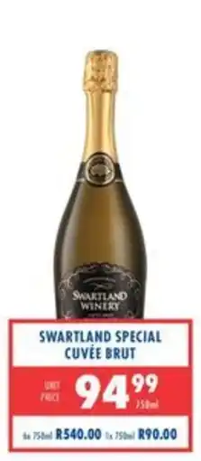 Ultra Liquors Swartland Special Cuvée Brut offer